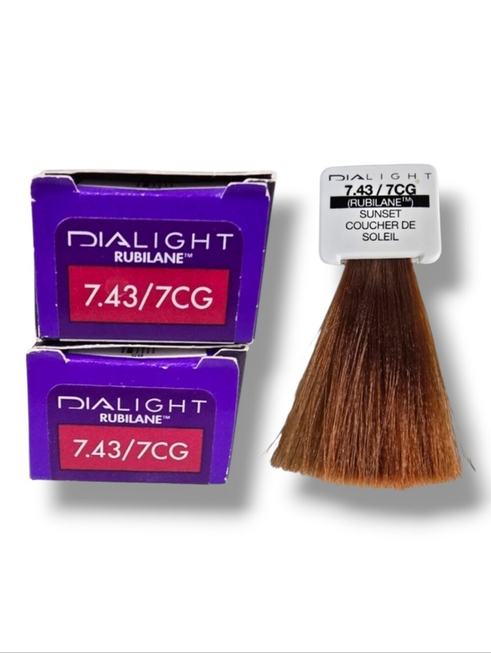 L'Oreal Professionnel DIALight 2 Tubes Ammonia-Free 7.43/7CG Sunset